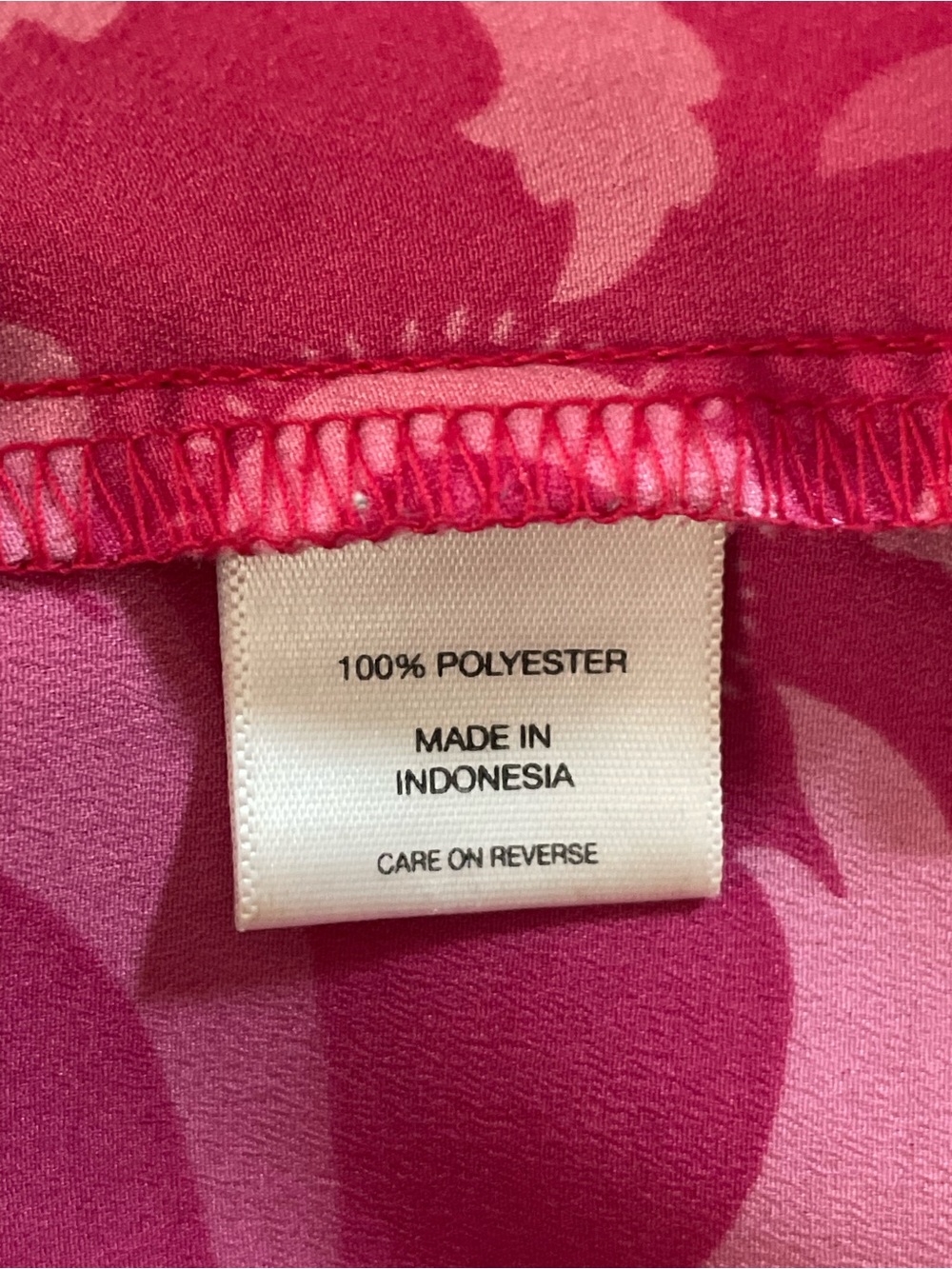 New York & Company pink sleeveless tank top scroll pattern sleeveless SMALL - Picture 9 of 11